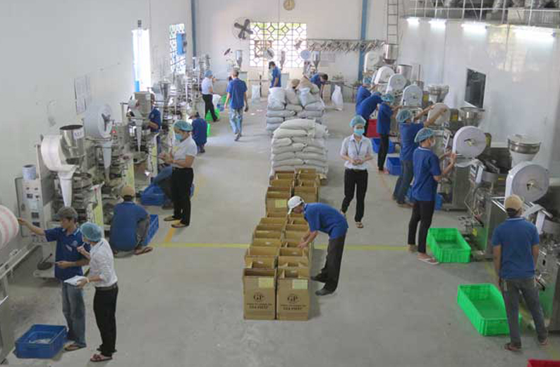 Xưởng sản xuất gói hút ẩm Clay 3g tại Thịnh Phong 