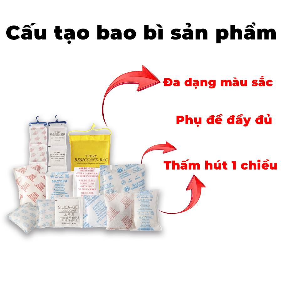Ưu điểm gói chống ẩm silicagel 300g tại Thịnh Phong Corp