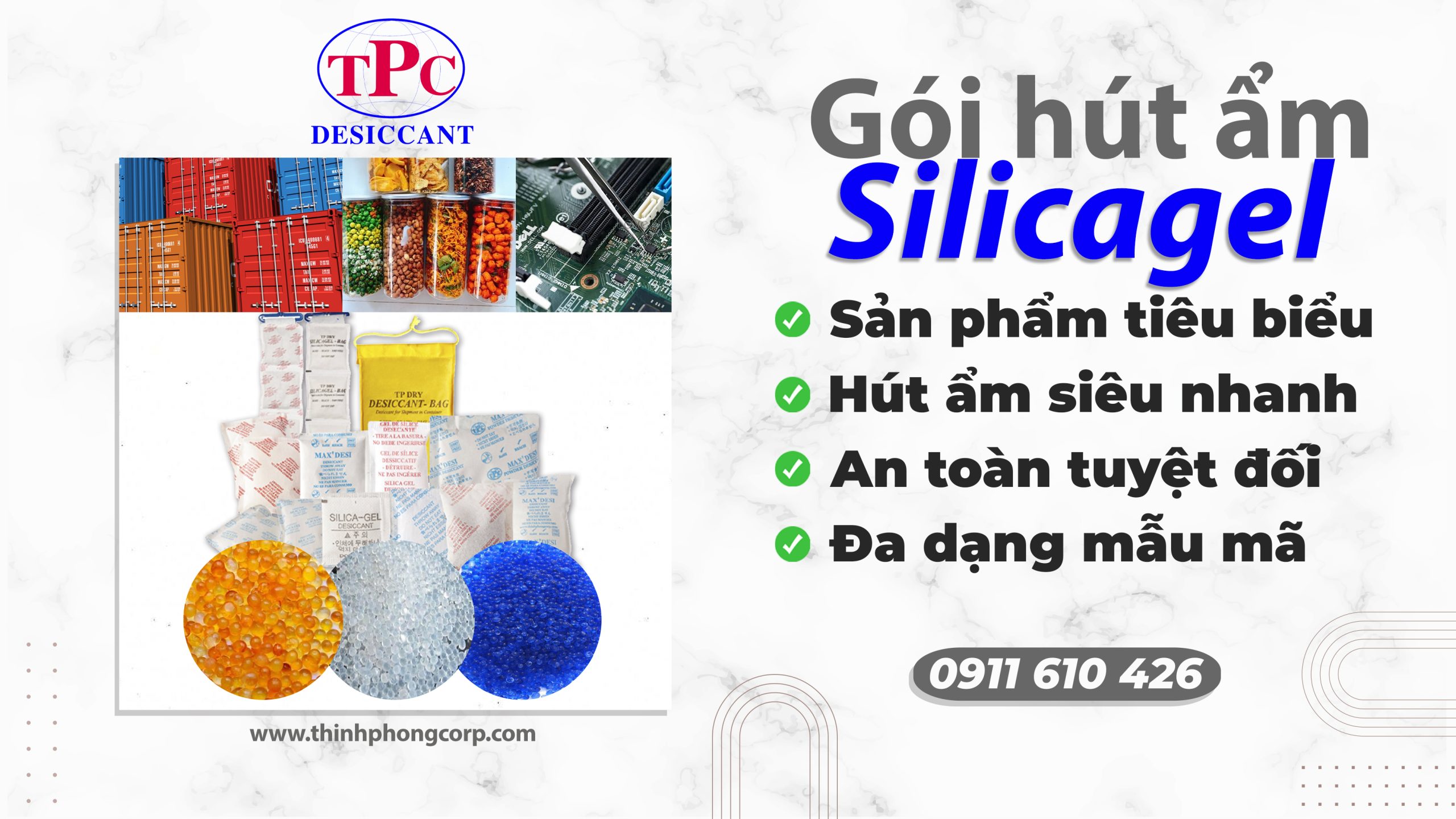 ưu điểm gói chống ẩm Silica Gel 2gram 