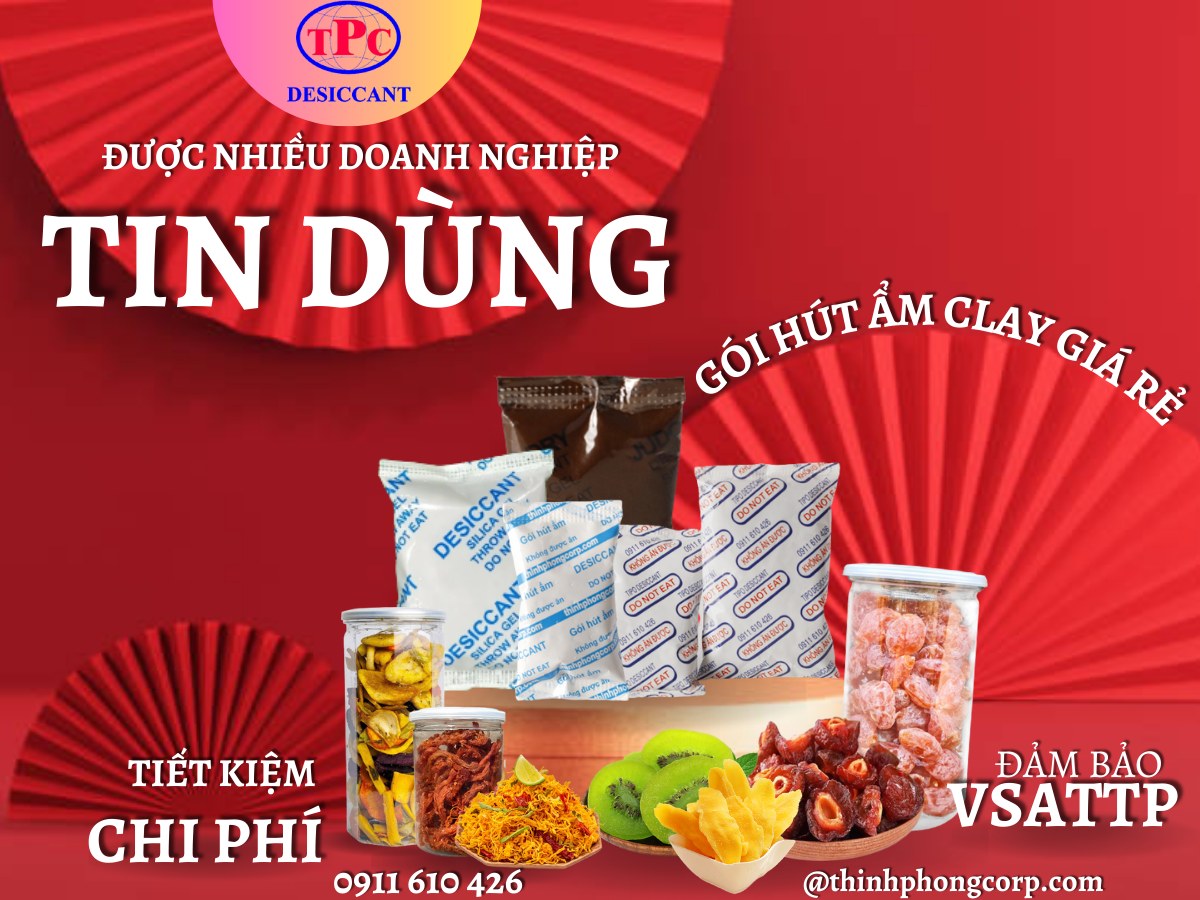 Thịnh Phong Corp - Chuyên cung cấp loại gói hút ẩm mồ hay tay chất lượng giá tốt nhất