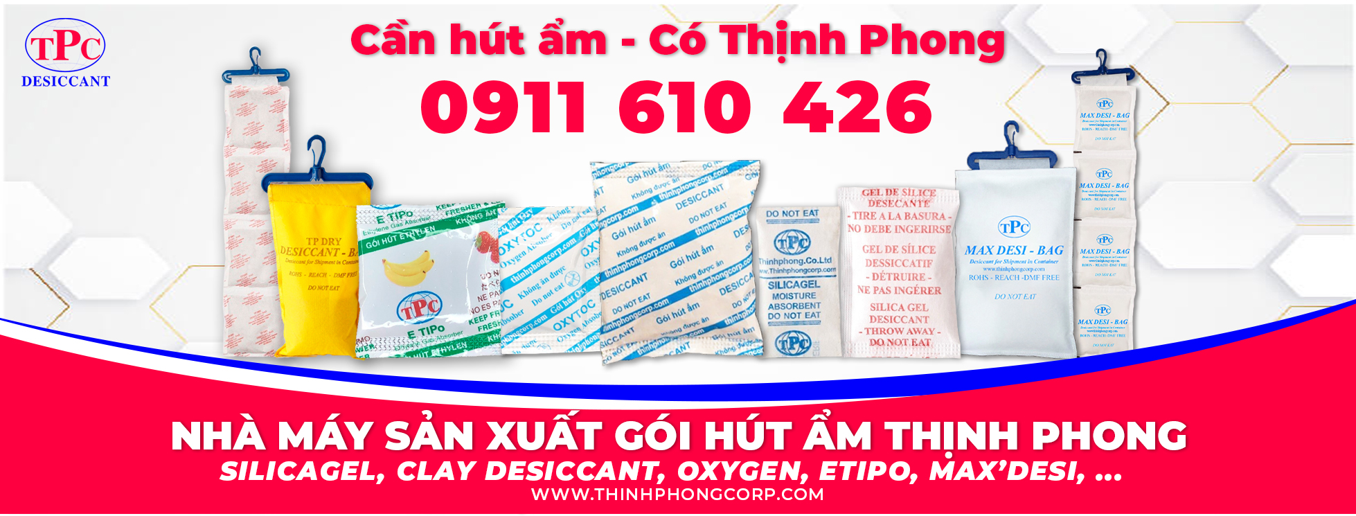 Gói Hút Ẩm Silica Gel 200-300-500gram 16 Gói chống ẩm chất lượng cao tại Thịnh Phong