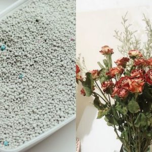 Hạt hút ẩm làm hoa khô 6 lam hoa kho bang hat hut am 1