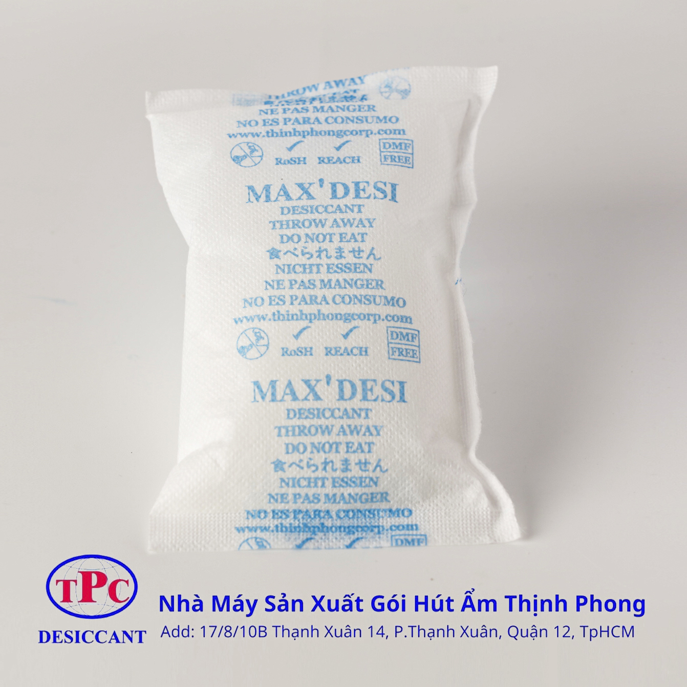 Gói Hút Ẩm Silica Gel 50gram ( nhiều loại) 18 Gói hút ẩm silicagel 50gram tại Thịnh Phong
