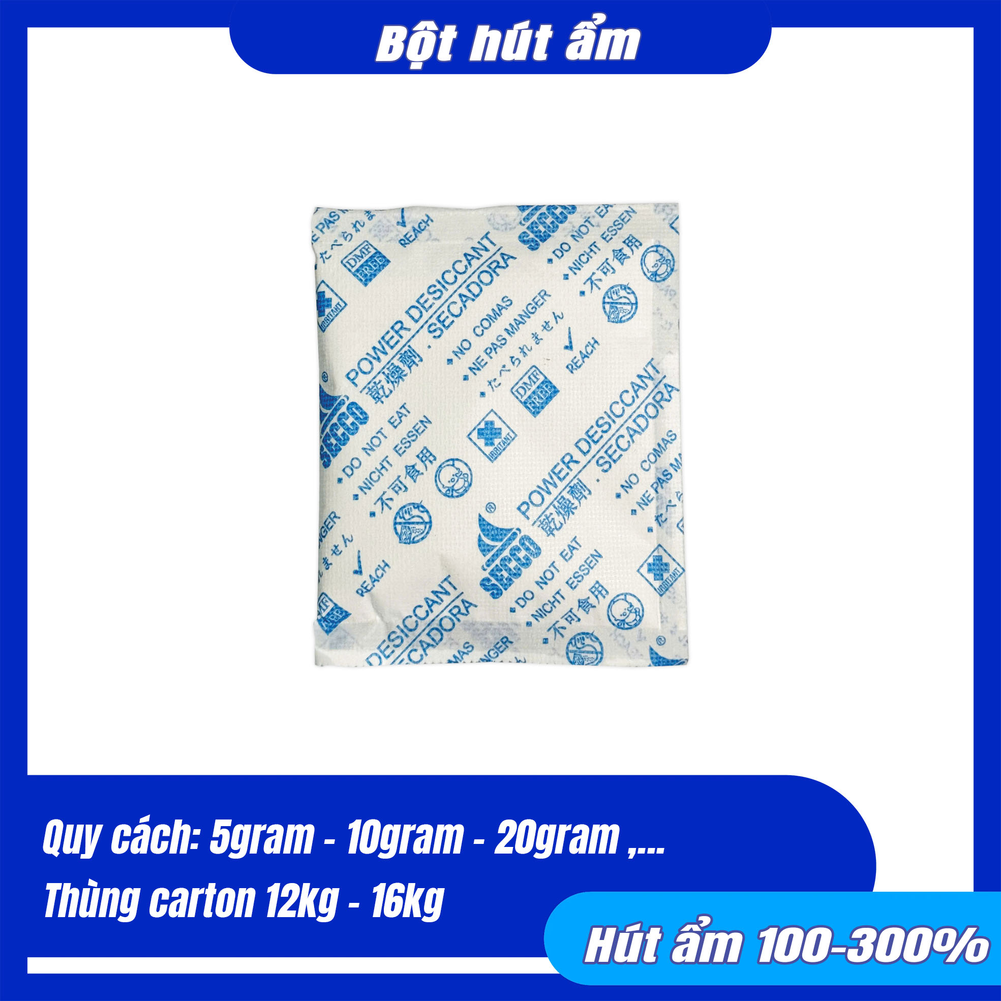 Bột Hút Ẩm Secco (Nhiều size) 1 bột hút ẩm Secco