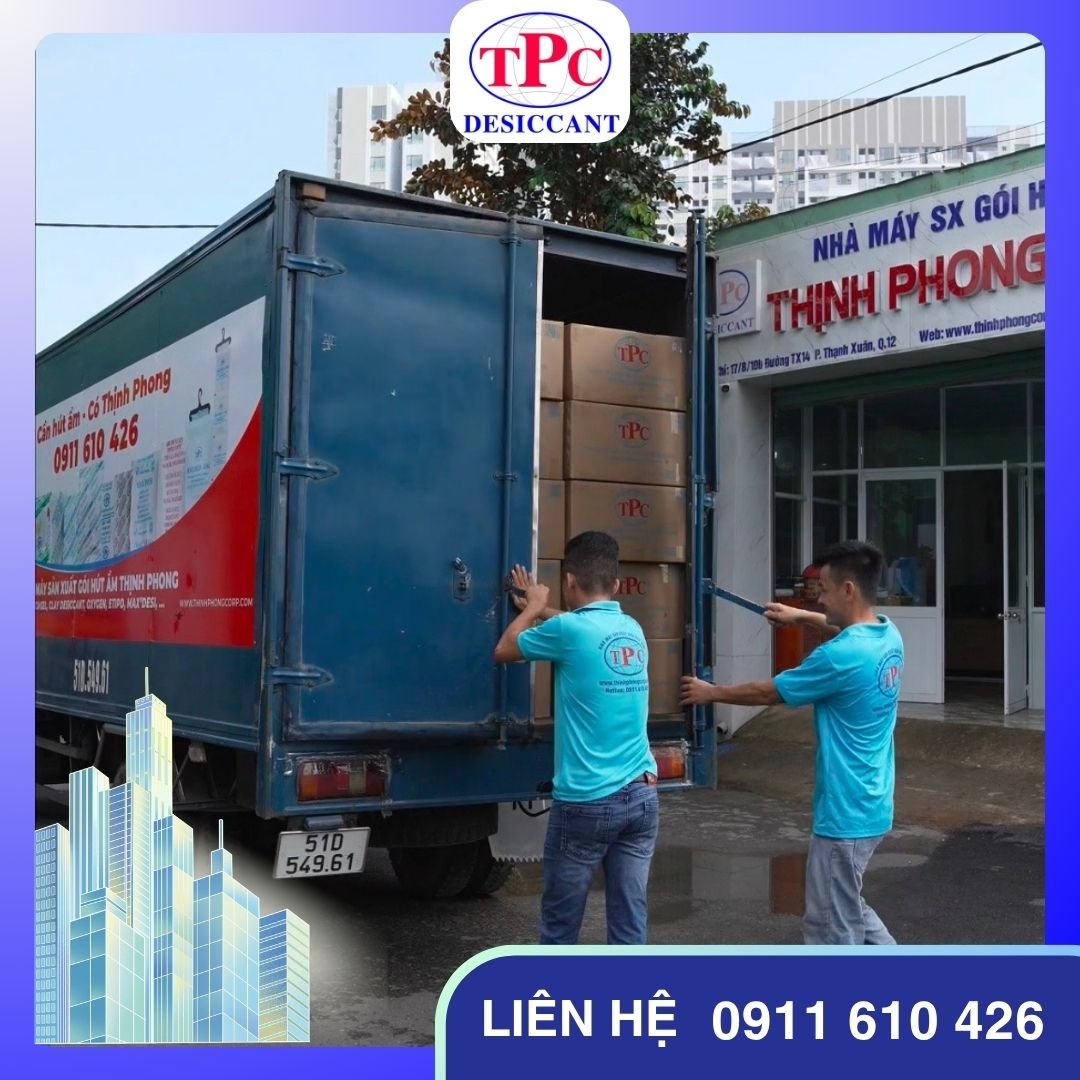 Thịnh Phong Corp xưởng sản xuất gói hút ẩm tại TP. Hồ Chí Minh