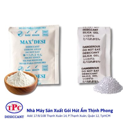 Bột hút ẩm hút được 300% trọng lượng có thật không? 3 Bột hút ẩm và Gói hút ẩm