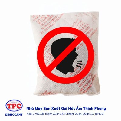 Gói hút ẩm nóng lên có gây hại cho sức khỏe con người không? 4 Không ăn va nuốt gói hút ẩm