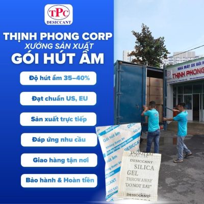 Thịnh Phong Corp xưởng sản xuất gói hút ẩm