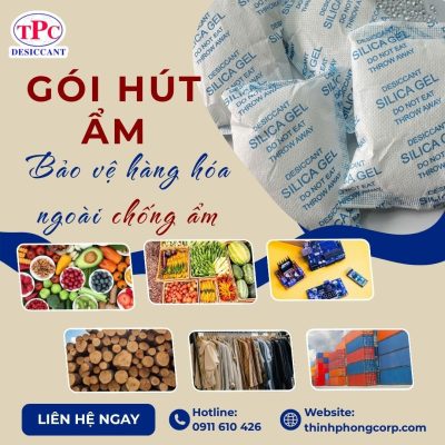 Gói hút ẩm bảo vệ hàng hóa ngoài chống ẩm 1 Gói hút ẩm bảo vệ hàng hóa ngoài chống ẩm