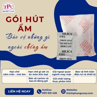 Gói hút ẩm bảo vệ hàng hóa ngoài chống ẩm 2 Gói Hút Ẩm Giúp Bảo Vệ Những Gì Ngoài Chống Ẩm