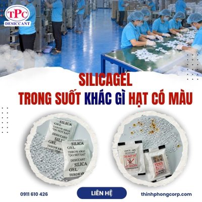 Silica Gel Trong Suốt Khác Gì Hạt Có Màu? 1 Silica Gel Trong Suốt Khác Gì Hạt Có Màu